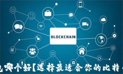 
比特币钱包哪个好？选择最适合你的比特币存储方案